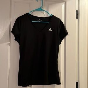Adidas black t shirt size large